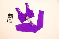 Purple Emperor High Waist Legging