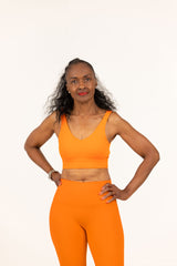 Orange The Emperor Sports Bra