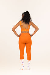 Orange The Emperor Sports Bra