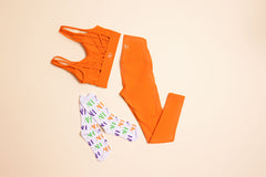 Orange The Emperor Sports Bra