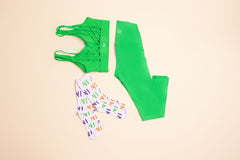 Green The Emperor Sports Bra