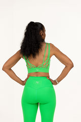 Green The Emperor Sports Bra
