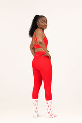 Red Emperor High Waist Legging