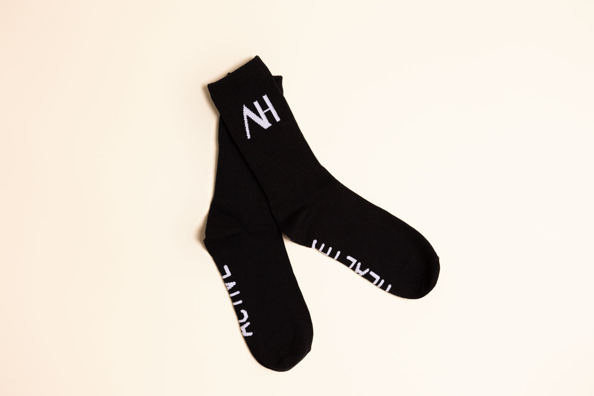 Active and Healthy Socks-Black